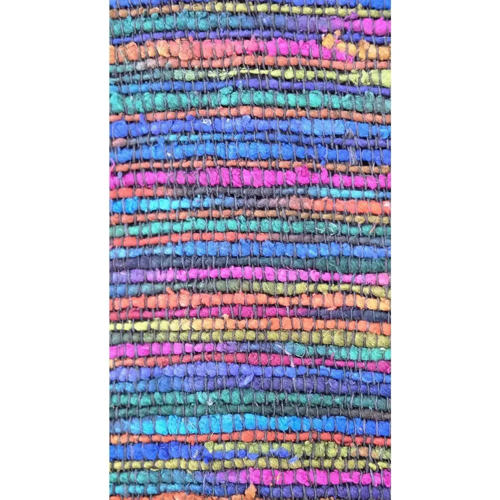 Artsy Woven Silk Blend Vest Multicolor Textured Boho Anthropologie Style - Picture 5 of 8